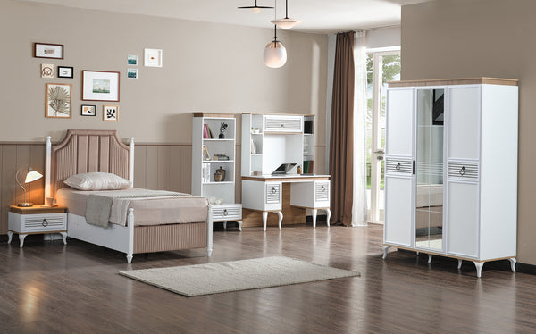 YONCA SINGLE BEDROOM SET طقم غرفة نوم يونكا فردي