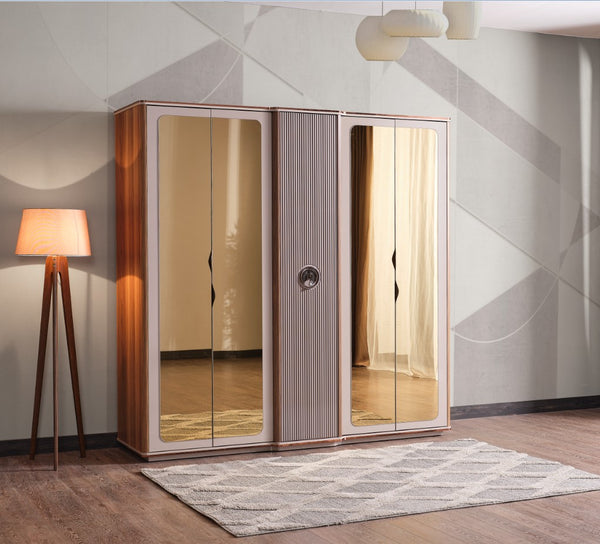 AKIK 5-TÜRIGER KLEIDERSCHRANK